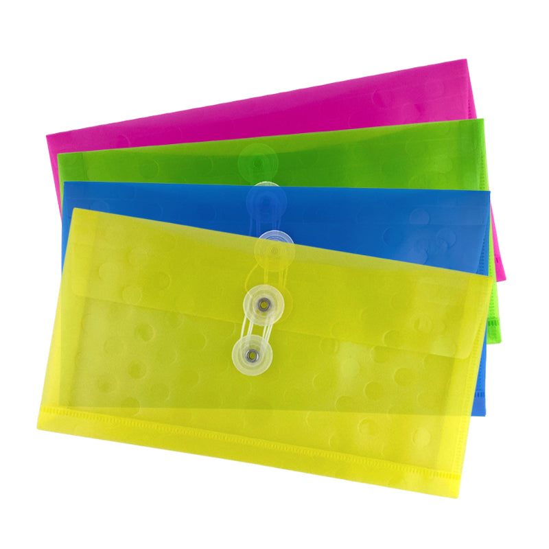 Horizontal Filing Envelope, String Closure