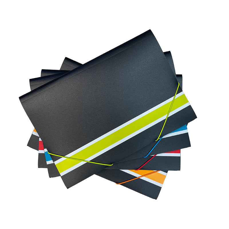 Plastic Folder with Elastic Closure