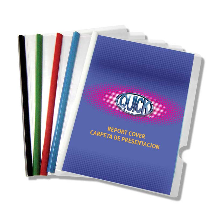 Report Covers with Sliding Bar The Quick Trading Inc