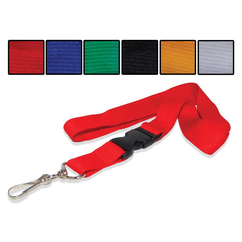 Lanyard, Flat Rib Rope, Buckle Release