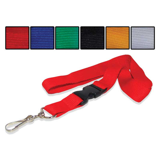 Lanyard, Flat Rib Rope, Buckle Release