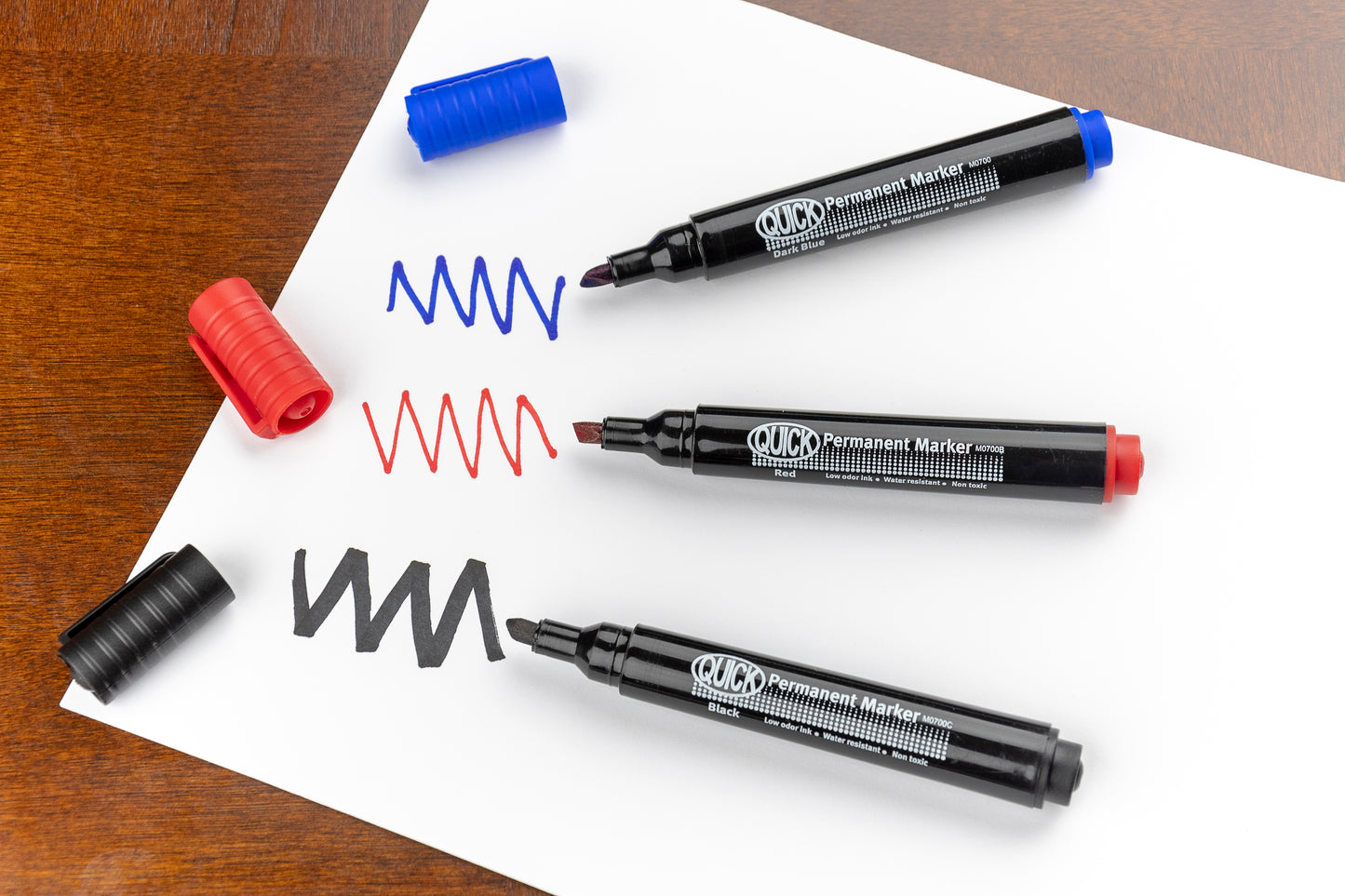 Permanent Markers, Chisel Tip (1 pc / blister)