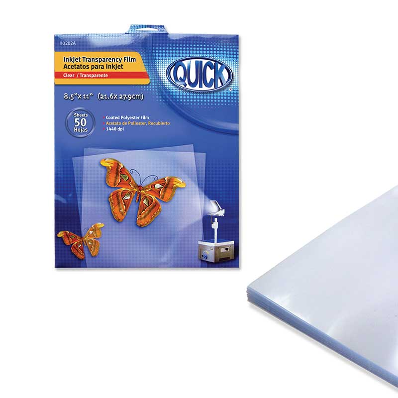 Transparency Films, for Inkjets