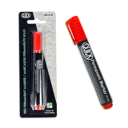 Permanent Markers, Chisel Tip (1 pc / blister)
