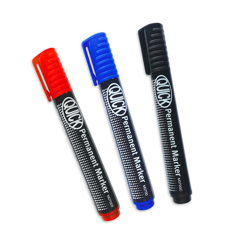 Permanent Markers, Chisel Tip (1 pc / blister)