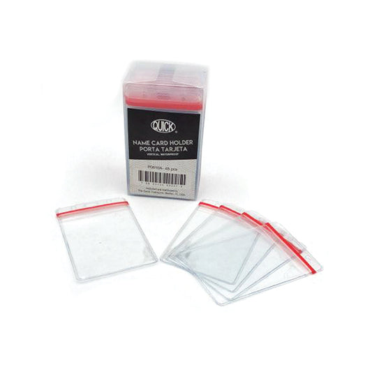 Vertical Resealable ID Holder