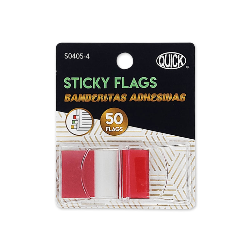Sticky Flags, 1" x 1.7”, 50 Flags