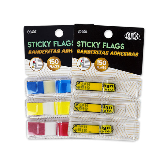 Sticky Flags, 0.47"x1.7” 150 Flags